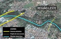 Solicitado recursos para a construção de ponte sobre o ribeirão Santa Rosa