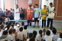 Escola desenvolve teatro e atividades a partir da coleção de Quadrinhos Educacionais