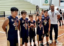 Equipe Sub-12 de basquete fica em 3º lugar na Série Prata da Copa Difusão