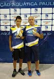 Natação: Gabriel Pereira é campeão paulista com o melhor índice técnico na categoria intelectual