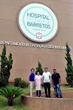 Equipe do Departamento de Promoção Social e vereador visitam o Hospital de Câncer de Barretos