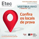 Atenção! Vestibulinho das Etecs divulga locais de aplicação da prova