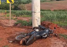 Descalvado: acidente de moto com vítima fatal na Vicinal Guilherme Scatena (Serra do Jaguarandi)